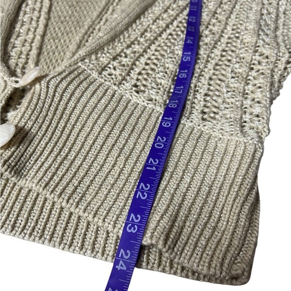 MOTH Anthropologie Dolman Slouchy Oversized Chunky Knit Cardigan Boho Sweater - Picture 8 of 12